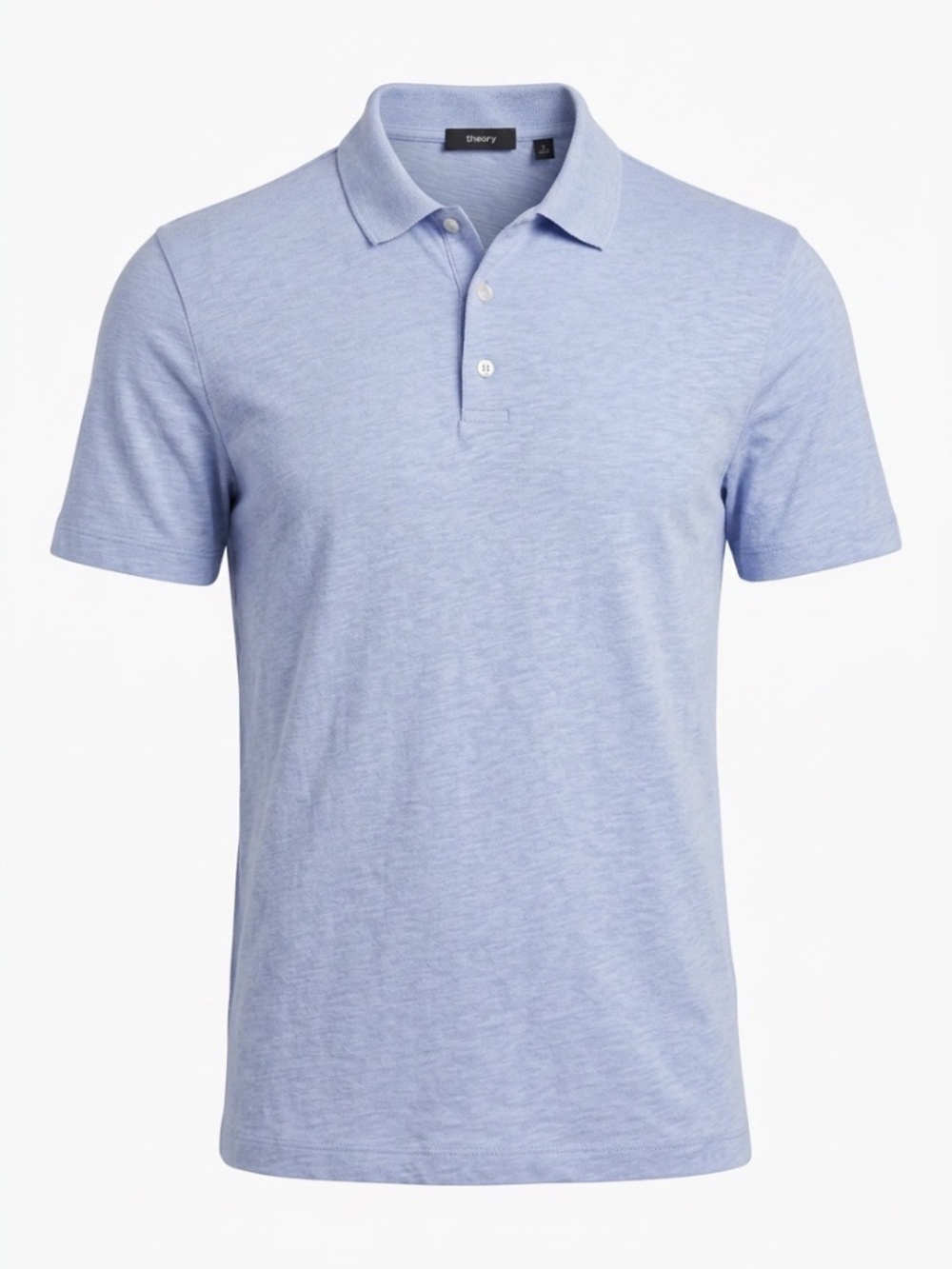 Theory Bron Polo Shirt in Cosmos Cotton - size M 🌟